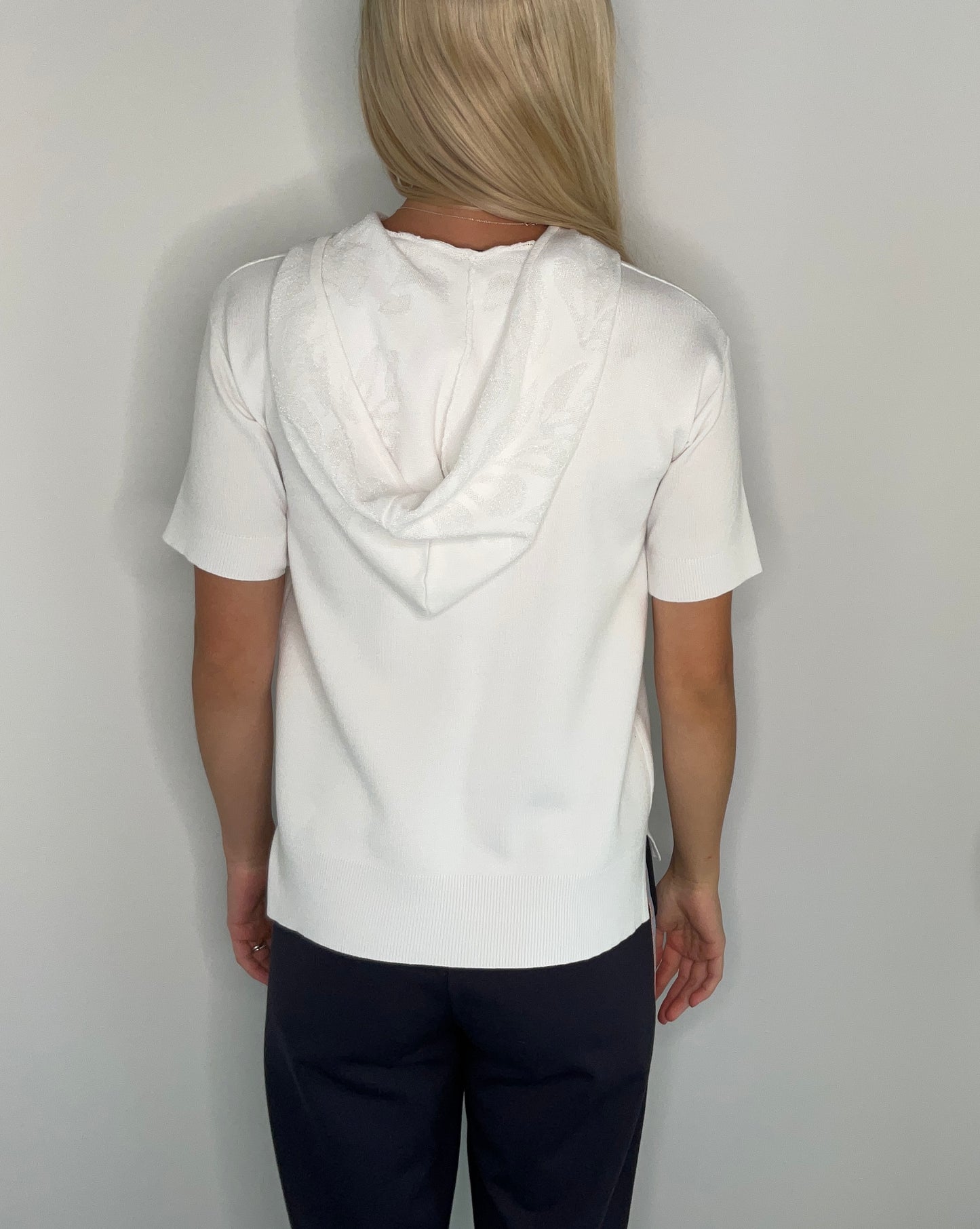 CRYSTAL HOODED SWEATER