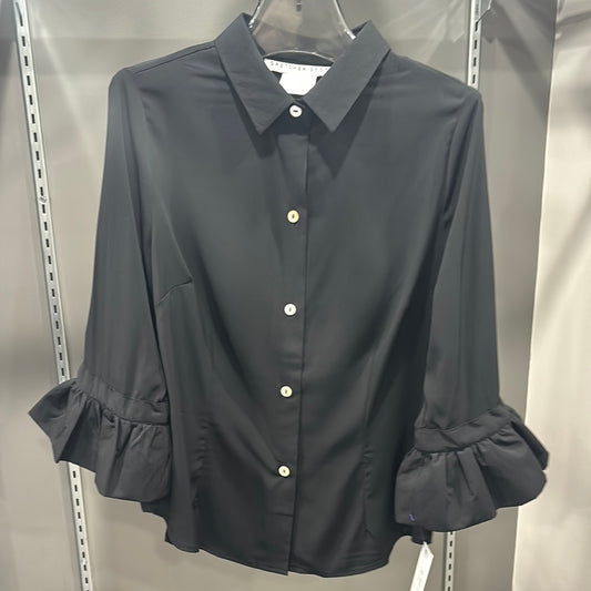 DRAMA SLEEVE CHIFFON BLOUSE