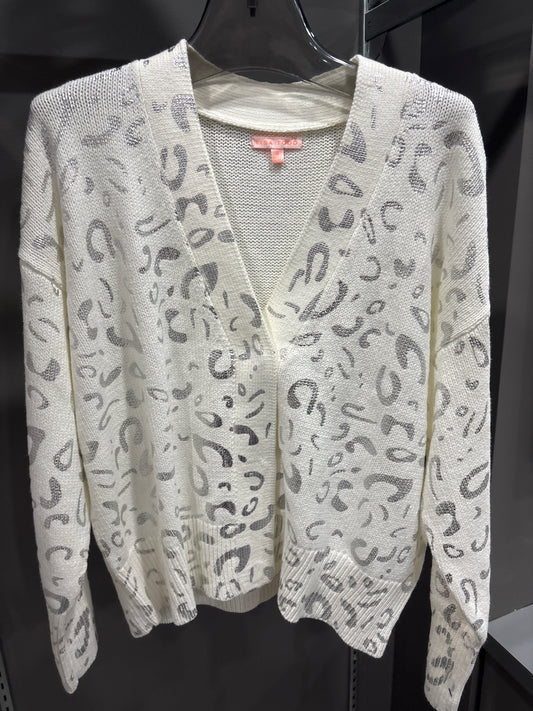 METALLIC ANIMAL SWEATER