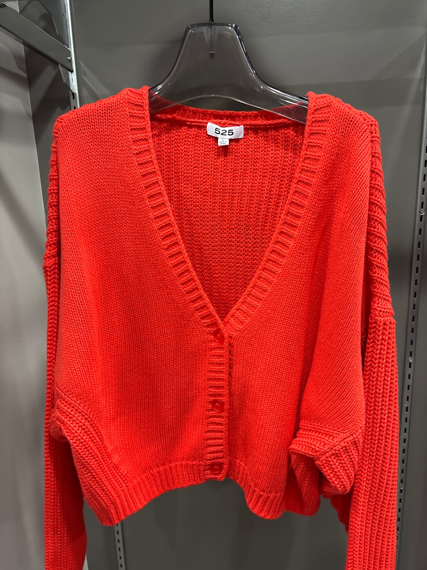 TOMATO RED SWEATER