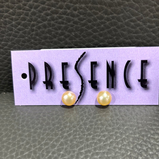 FRESHWATER PEARL STERLING SILVER EARRINGS