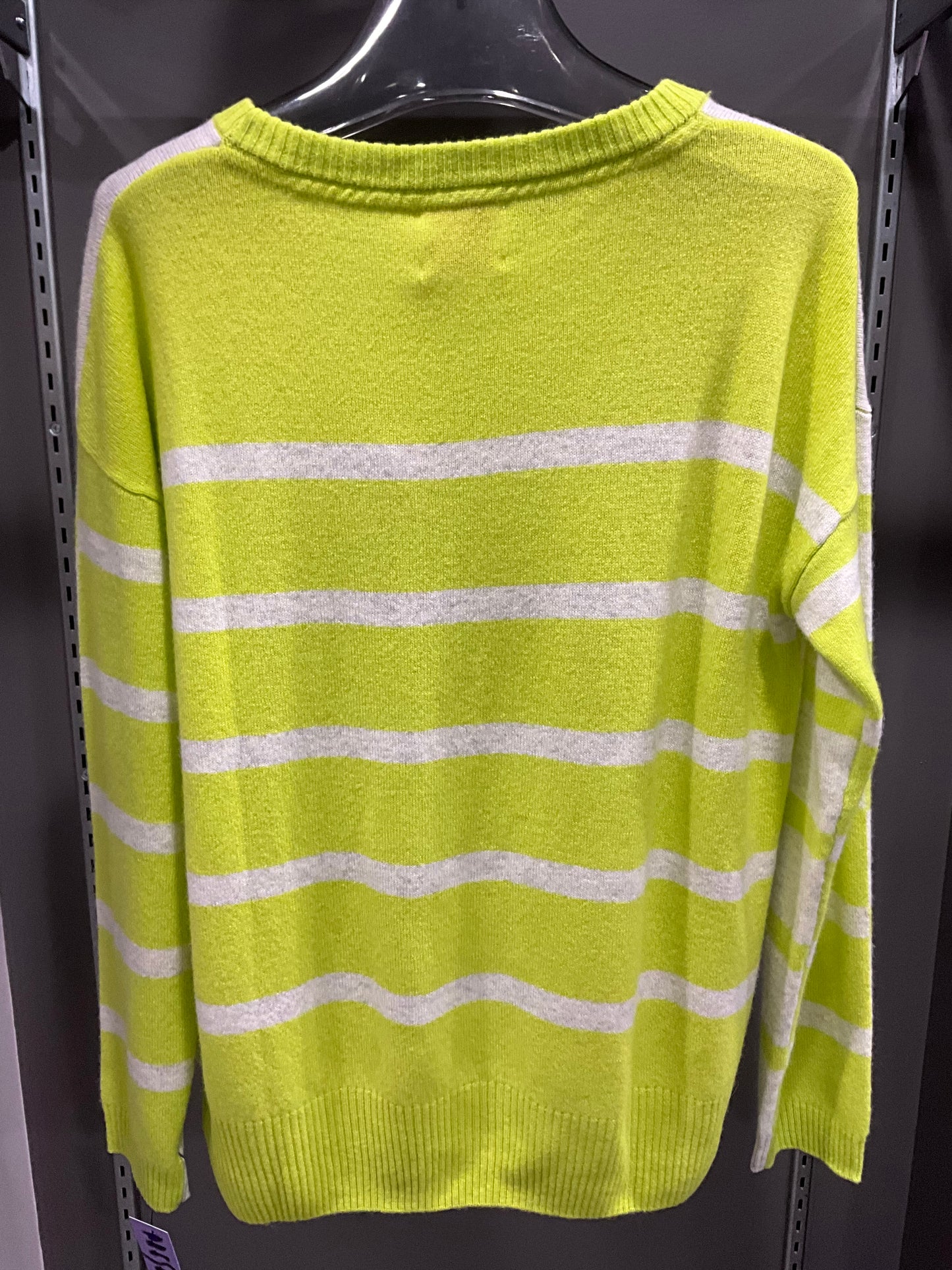 STRIPED CASHMERE GREEN