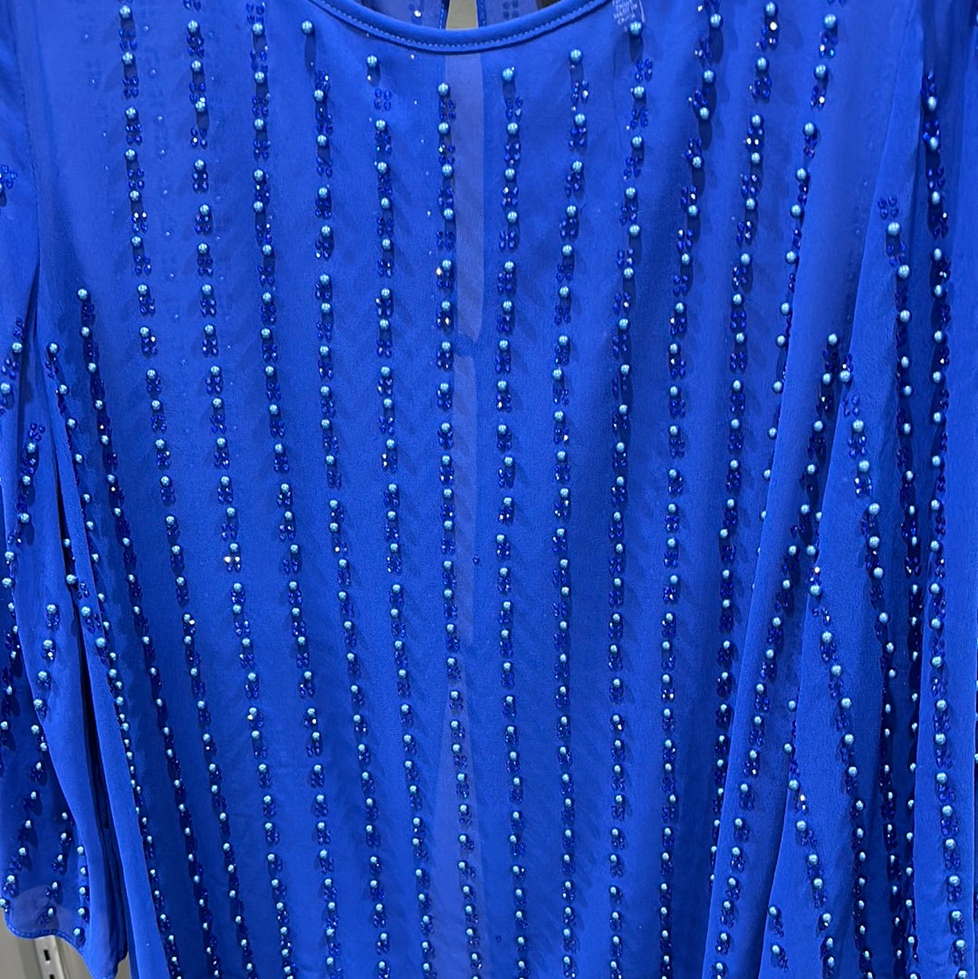 SWAROVSKI CRYSTAL AND BEADED TOP