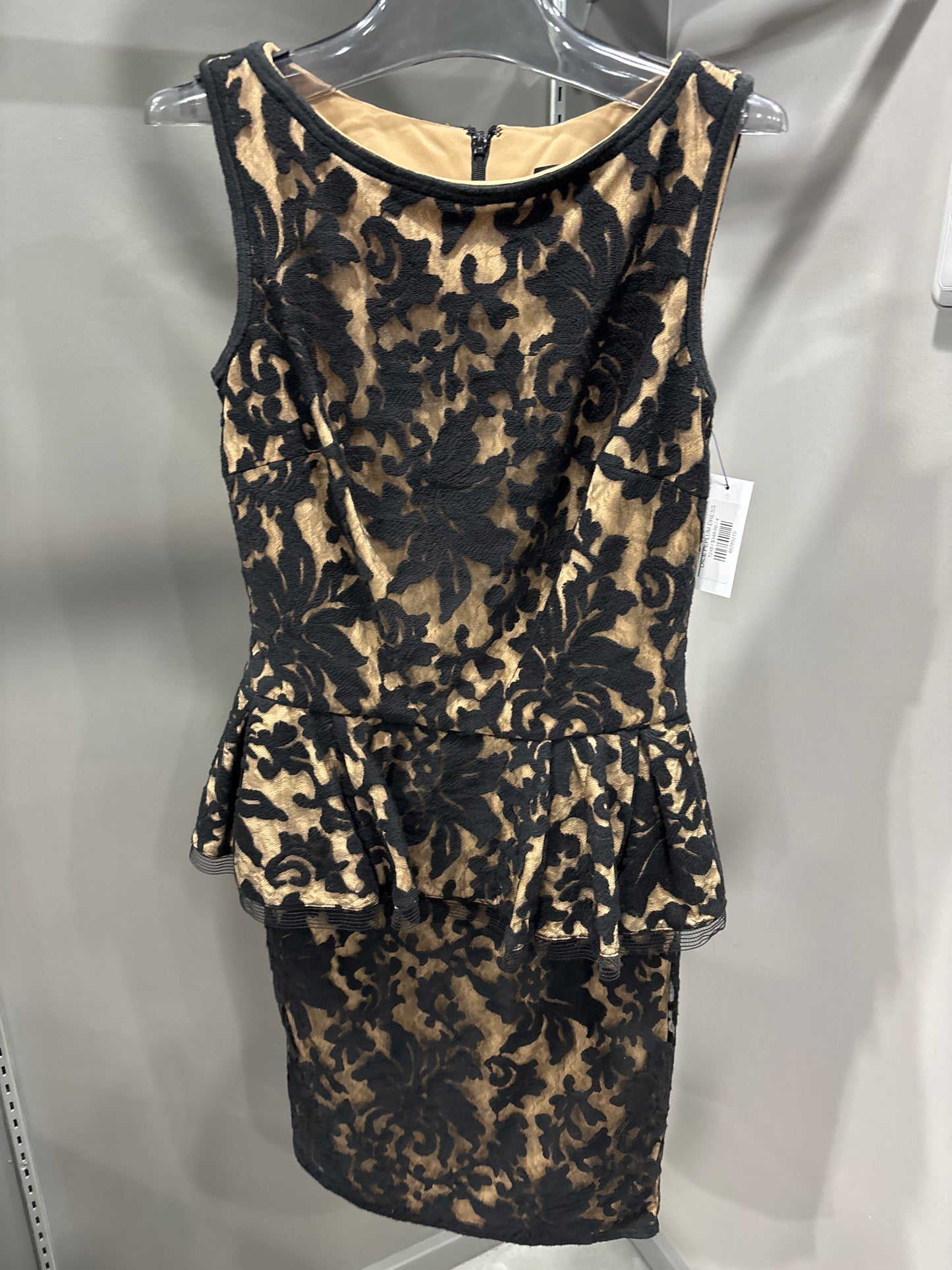 LACE PEPLUM DRESS