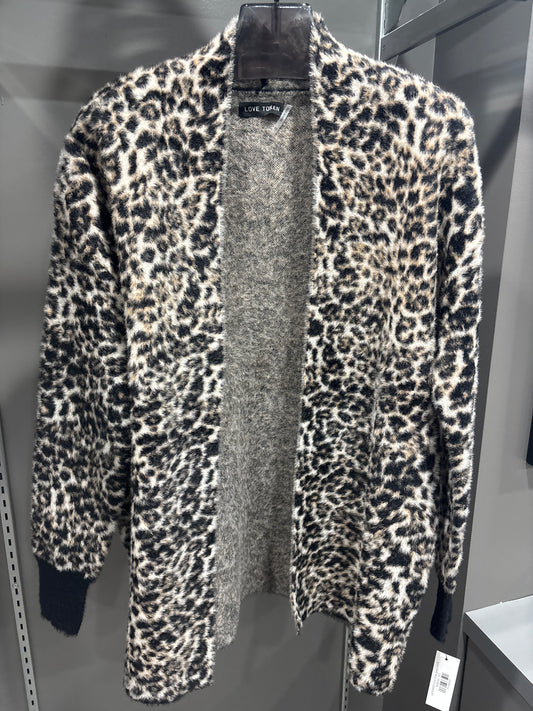 LEOPARD COCOON SWEATER