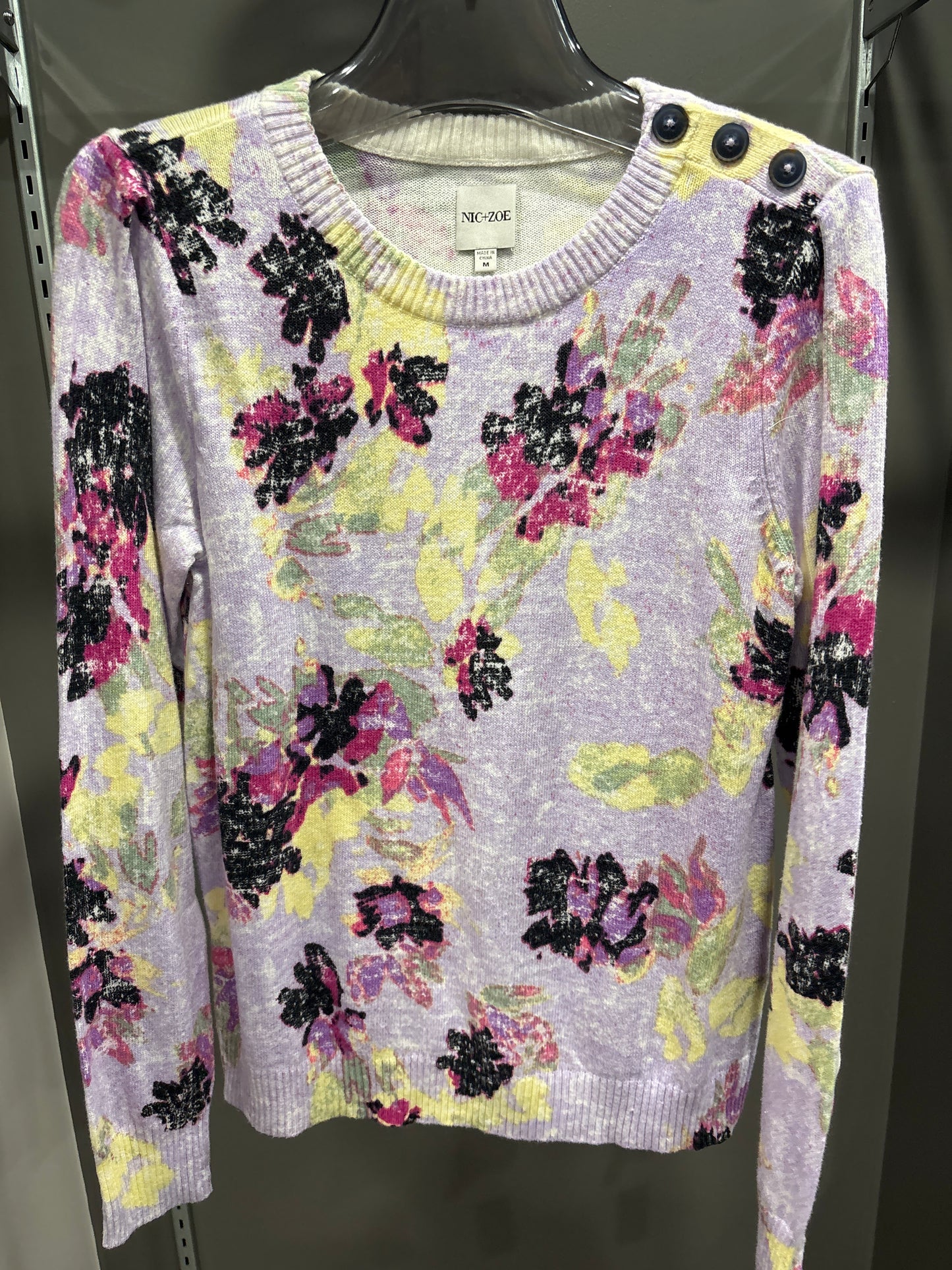 FLORAL PAINTING SWEATER
