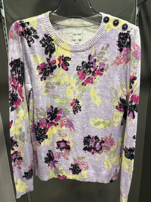 FLORAL PAINTING SWEATER