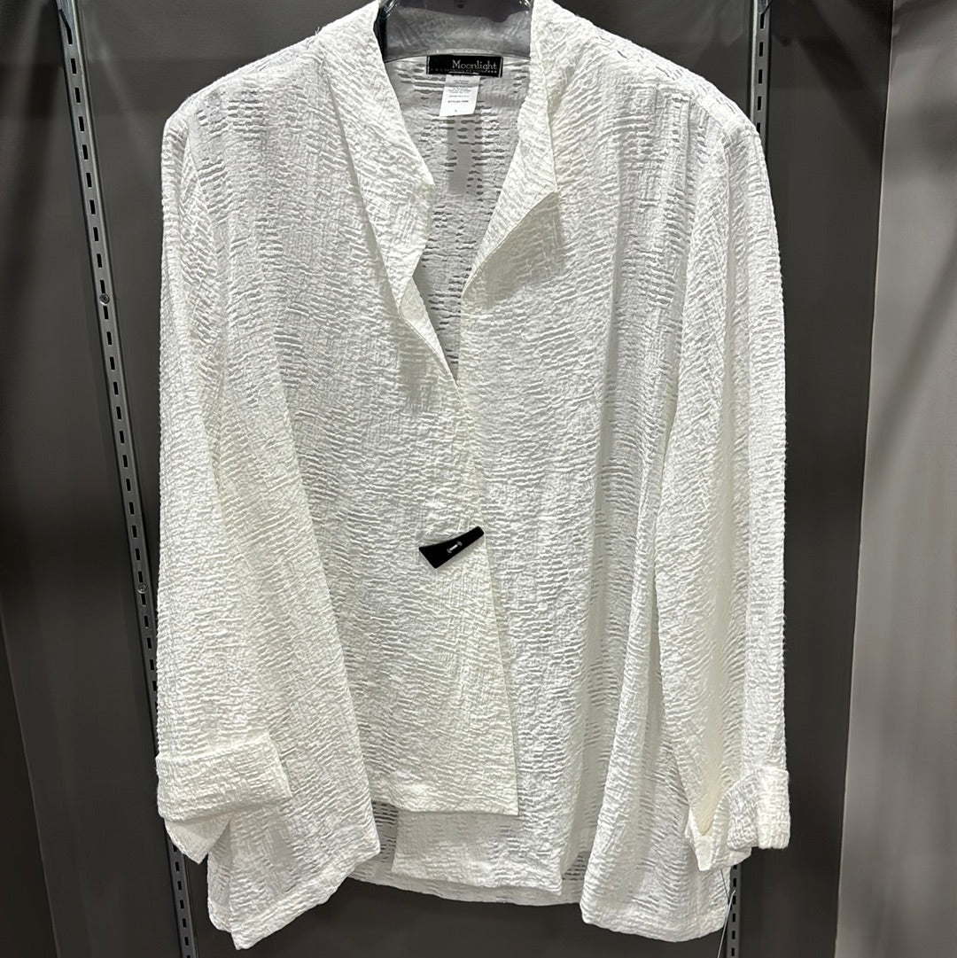 BURNOUT ARTSY WHITE JACKET