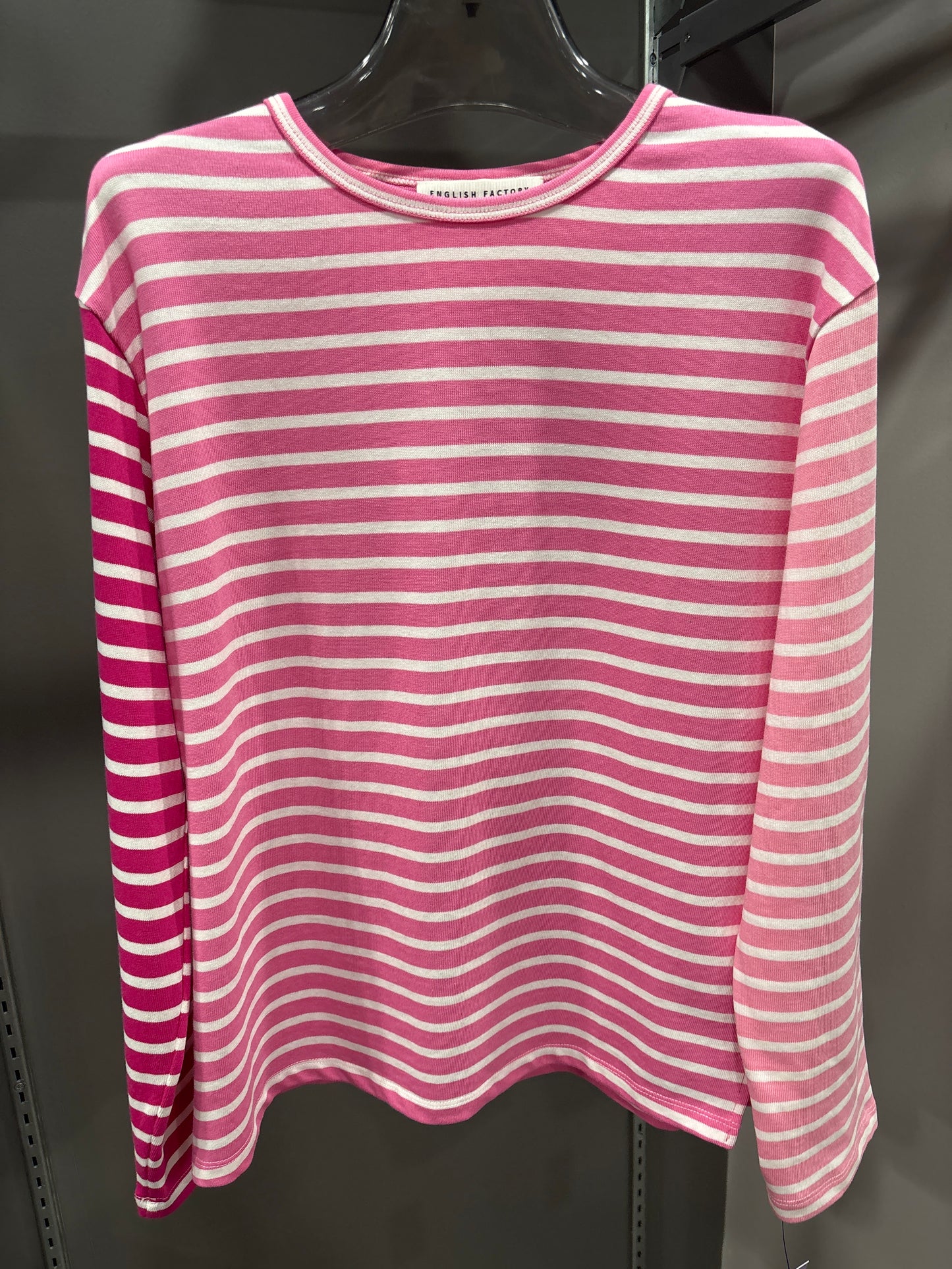 STRIPED PINK GIRL TOP