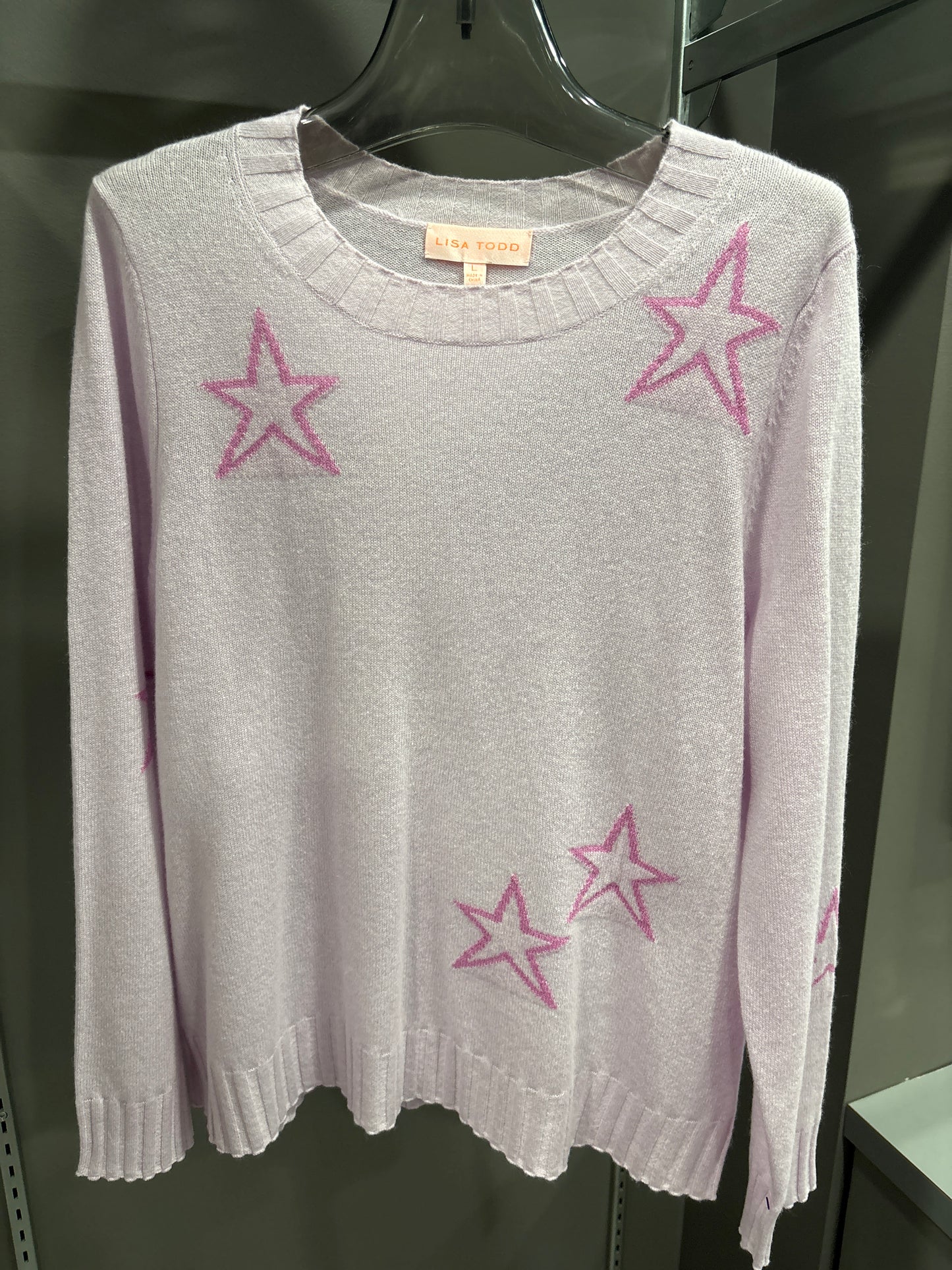 SHOOT FOR THE STARS CASHMERE SWEATER