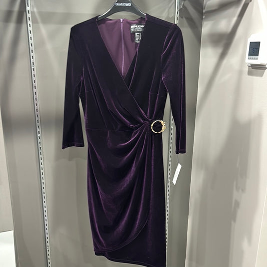 PURPLE VELVET DRESS