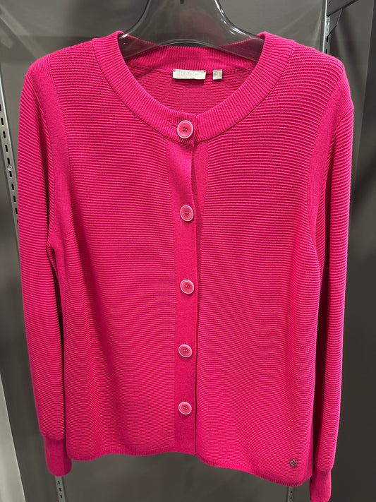 PINK BUTTON SWEATER