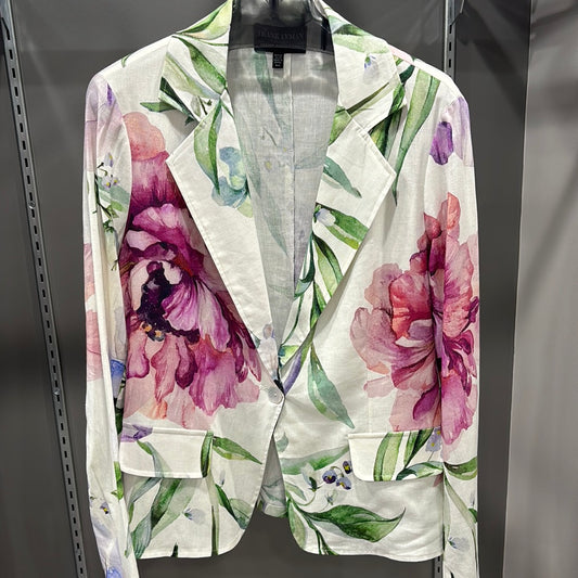 FLORAL LINEN JACKET