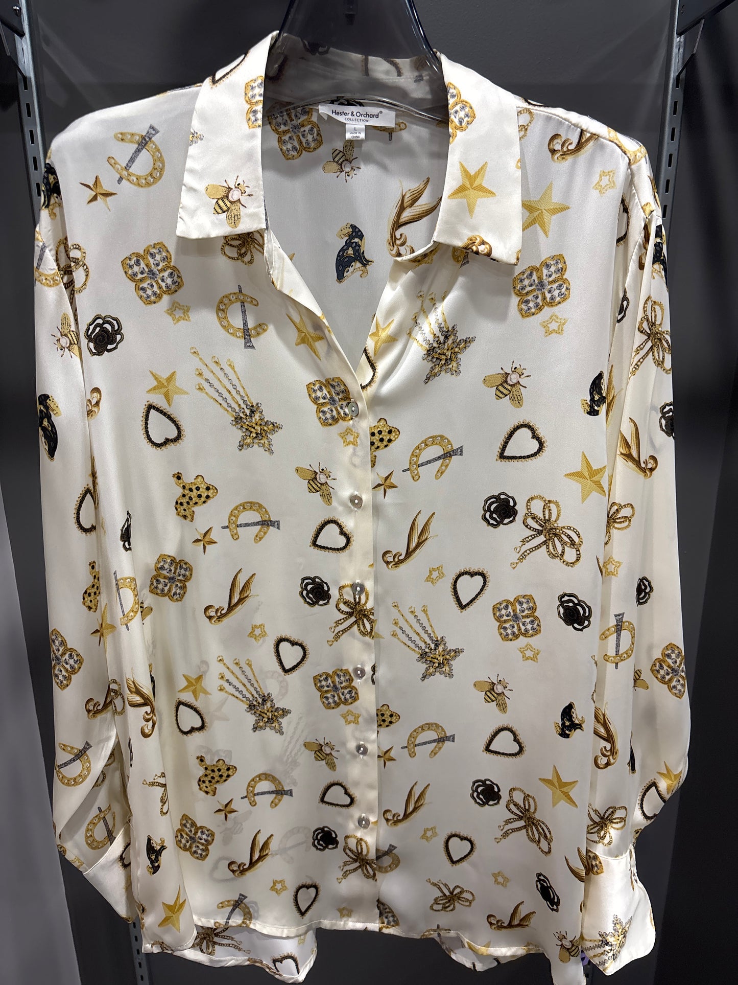 BUMBLE BEES AND DIAMONDS TOP