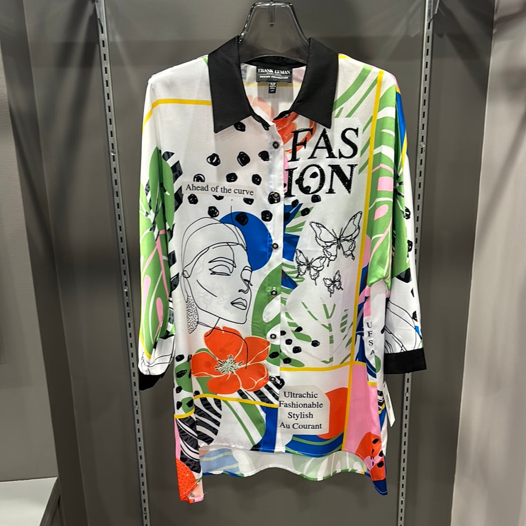 AHEAD OF THE CURVE FASHION TOP