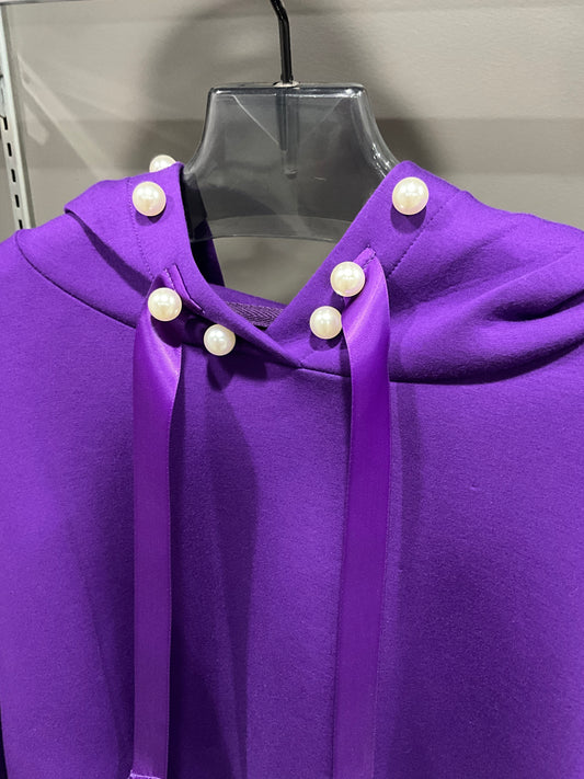 PEARL TRIM SWEATSHIRT