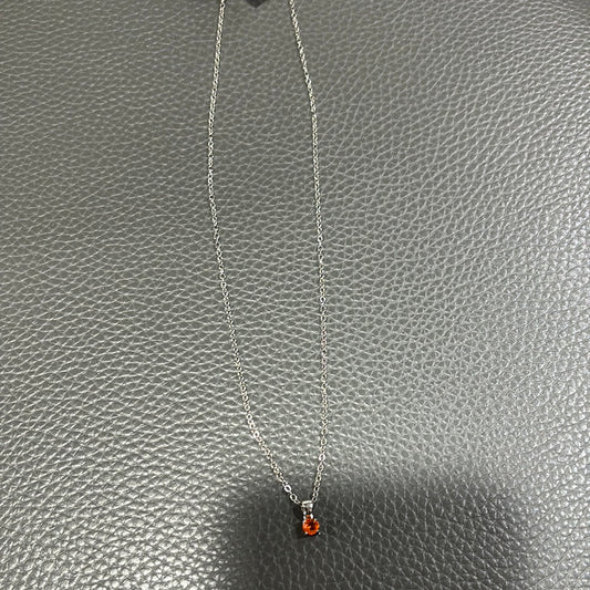 STERLING SILVER SWAROVSKI NECKLACE