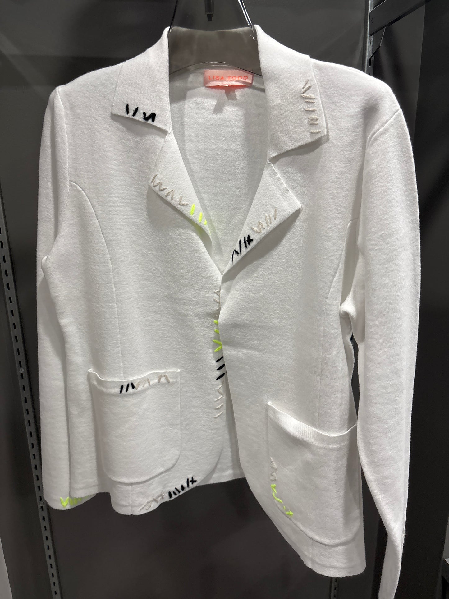 NEON TIP SWEATER JACKET