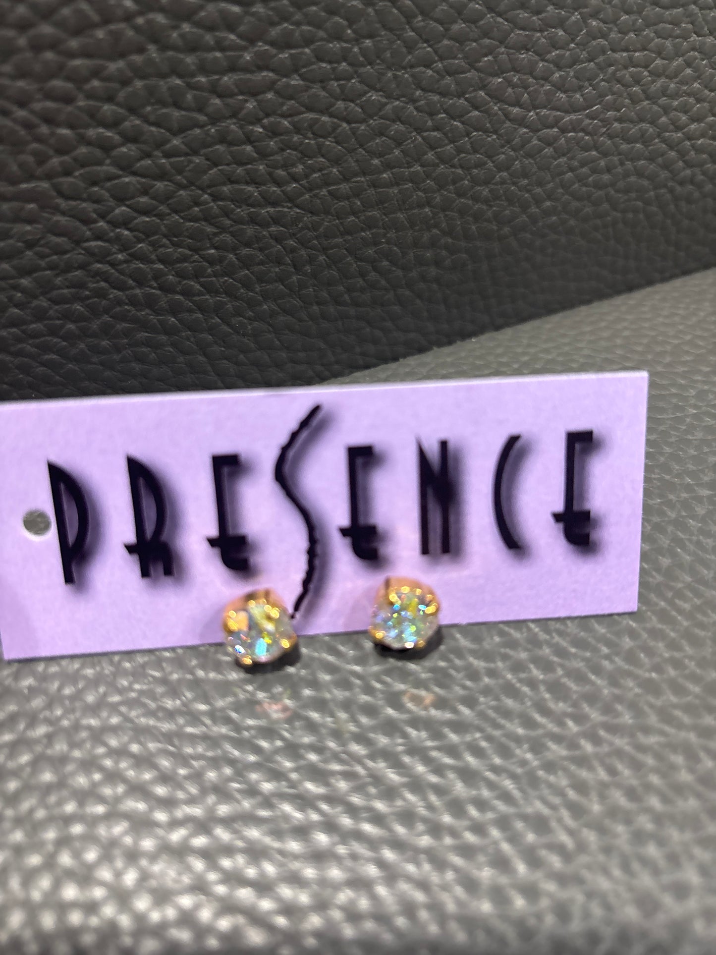 SWAROVSKI CRYSTAL RAINBOW STUDS