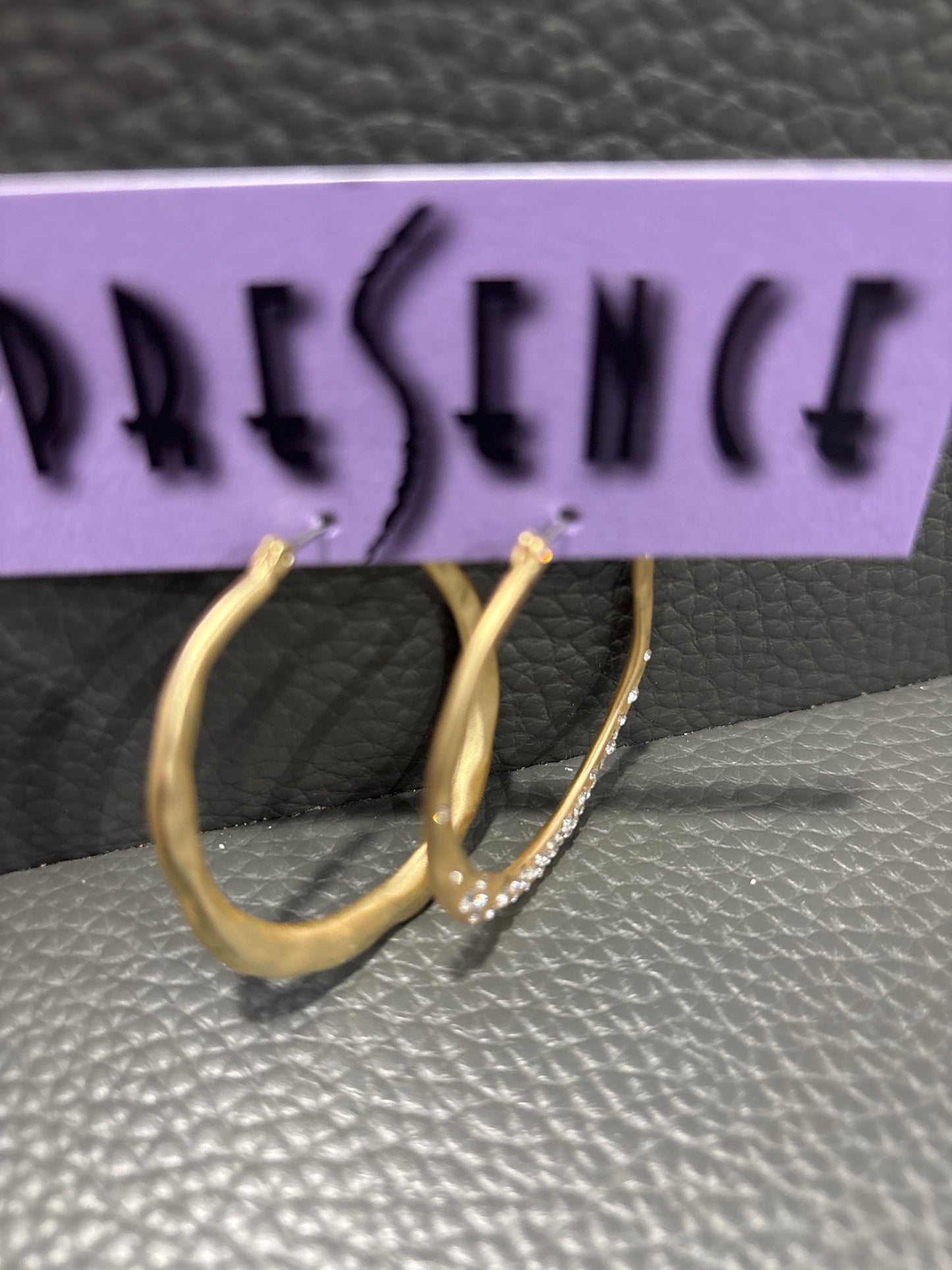 SWAROVSKI CRYSTAL HOOPS