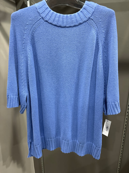 BUTTON BACK SWEATER