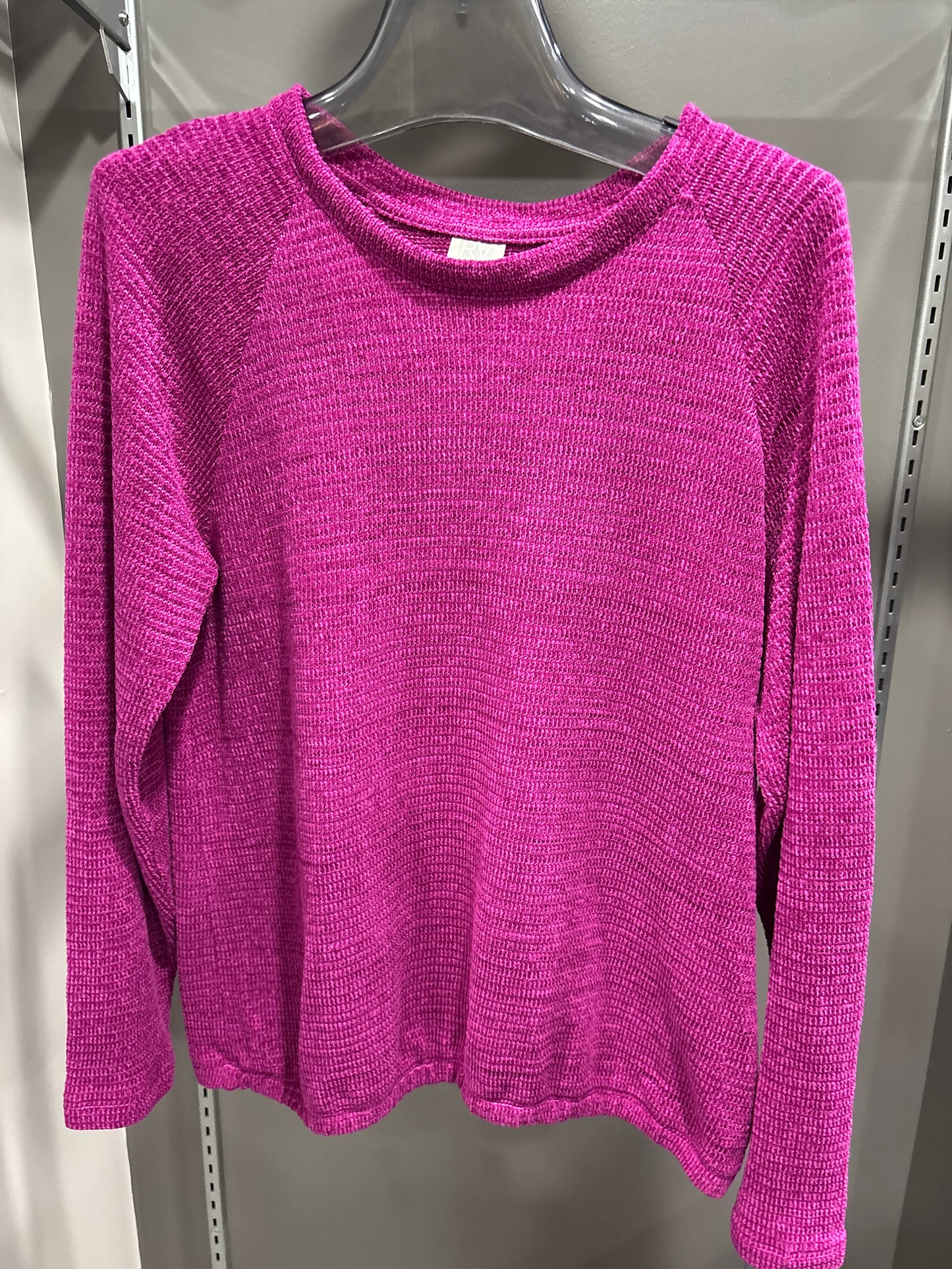 CHENILE PURPLE SWEATER