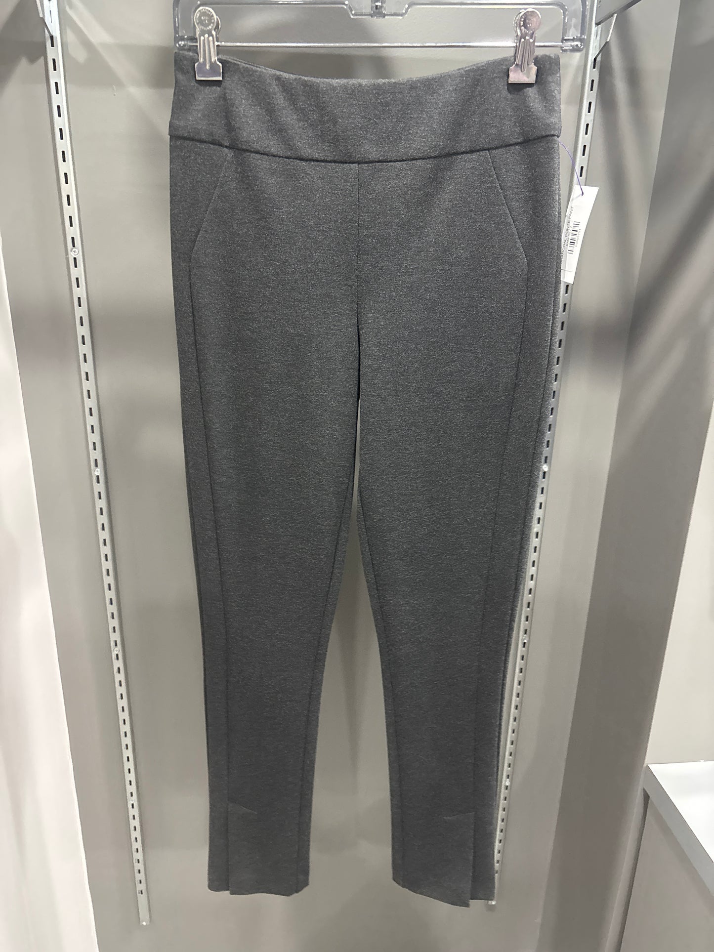 CHARCOAL PONTE PANT
