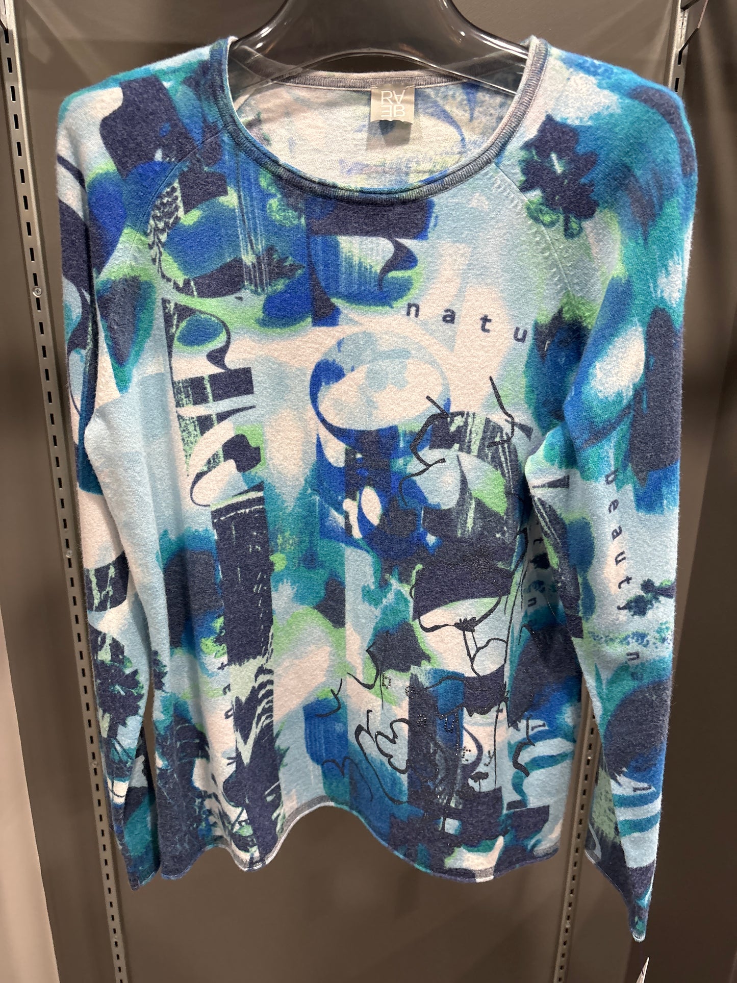 WATERCOLOR SWEATER BLUE