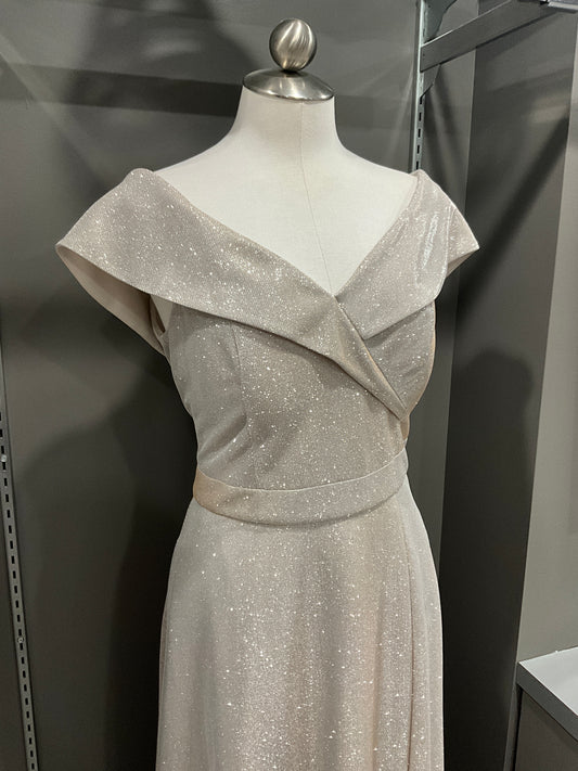 CHAMPAGNE SPARKLY GOWN