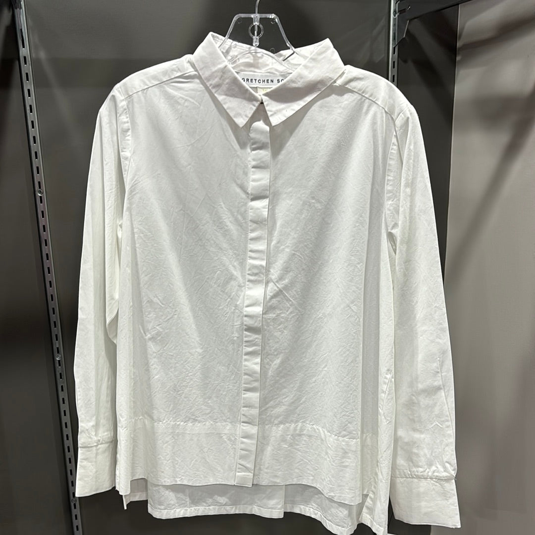 BOXY WHITE MODERN BLOUSE