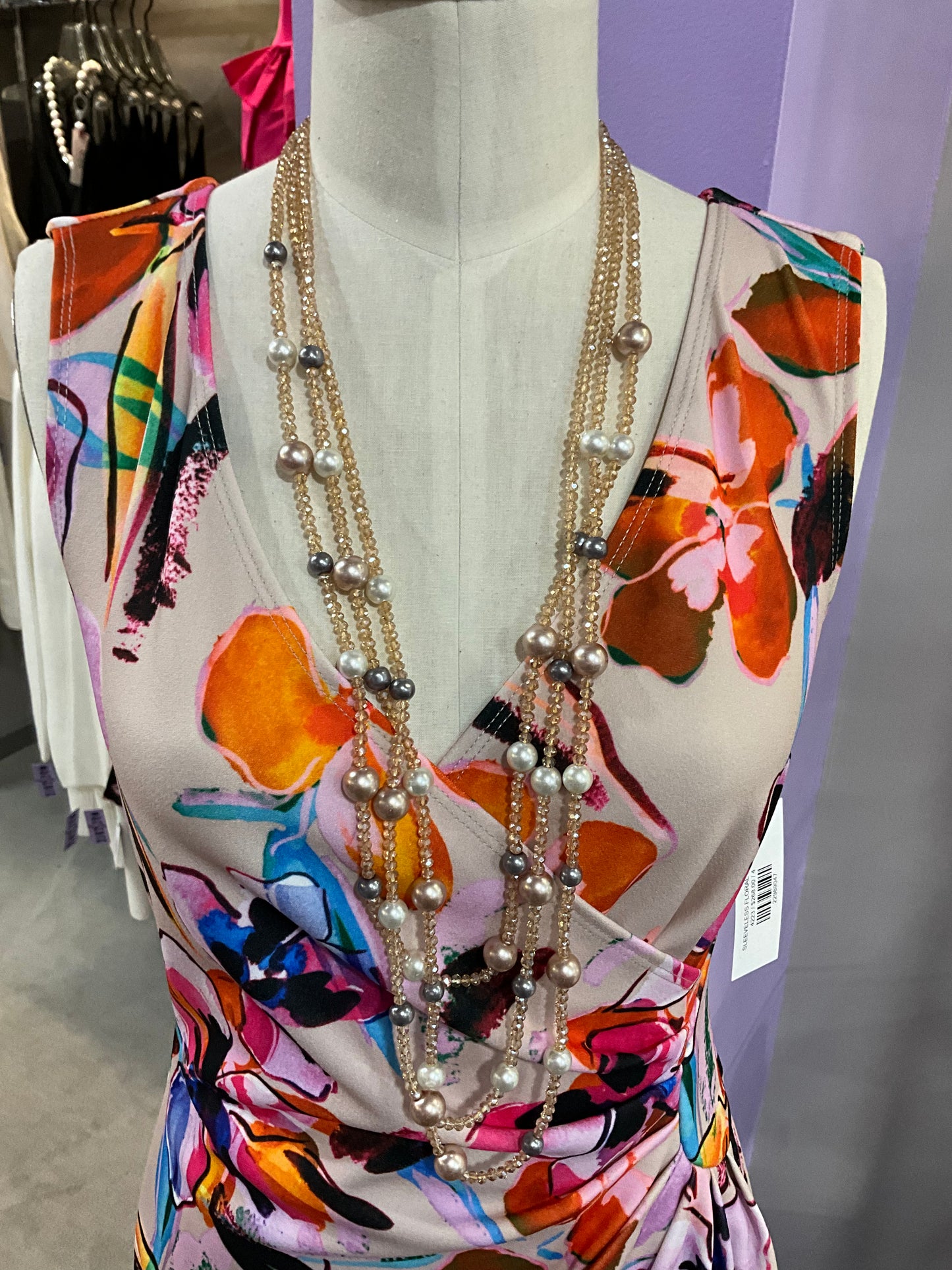 SWAROVSKI CRYSTAL PEARL NECKLACE