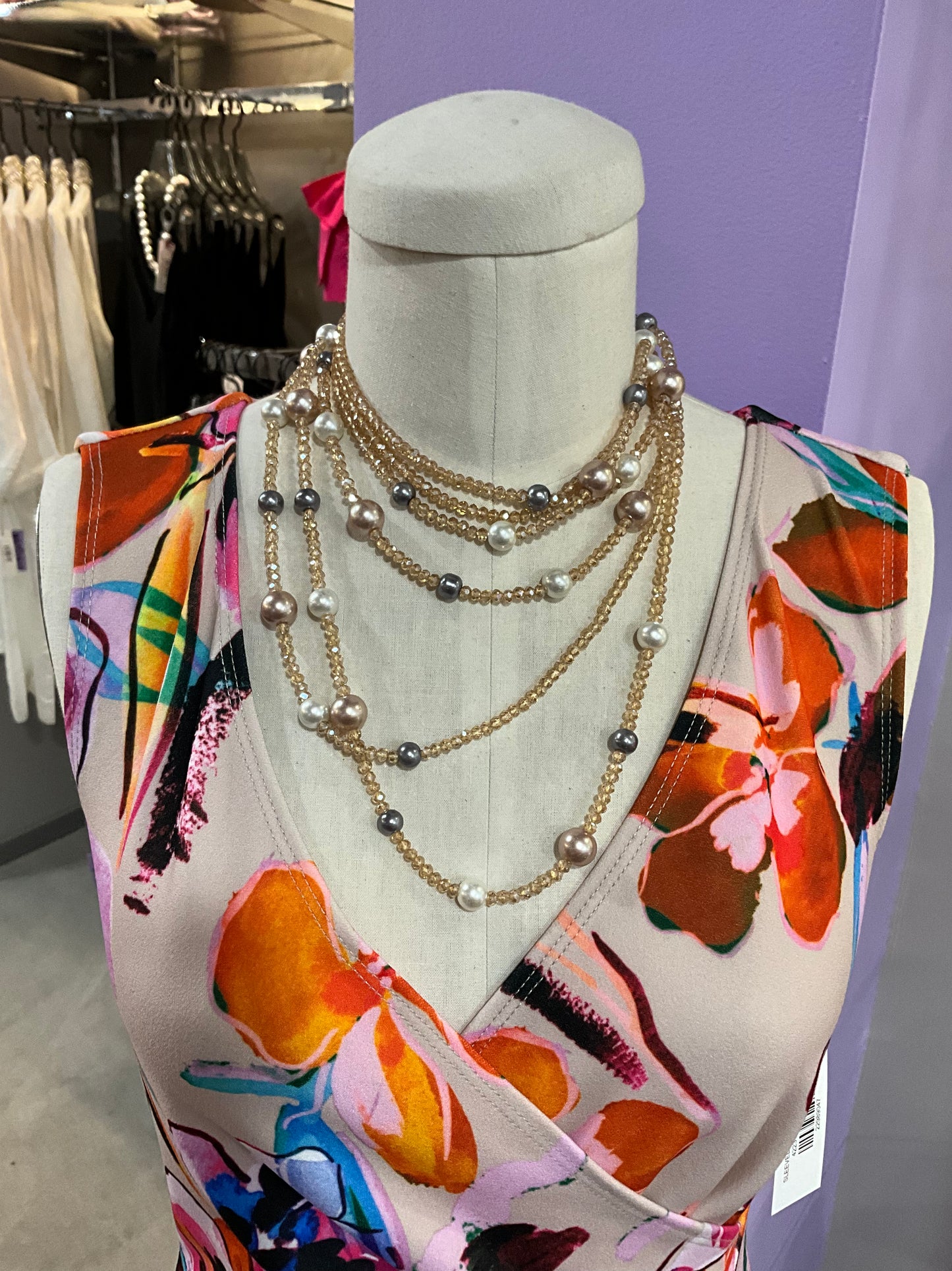 SWAROVSKI CRYSTAL PEARL NECKLACE