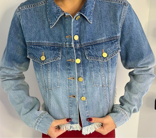 FRINGE JEAN JACKET
