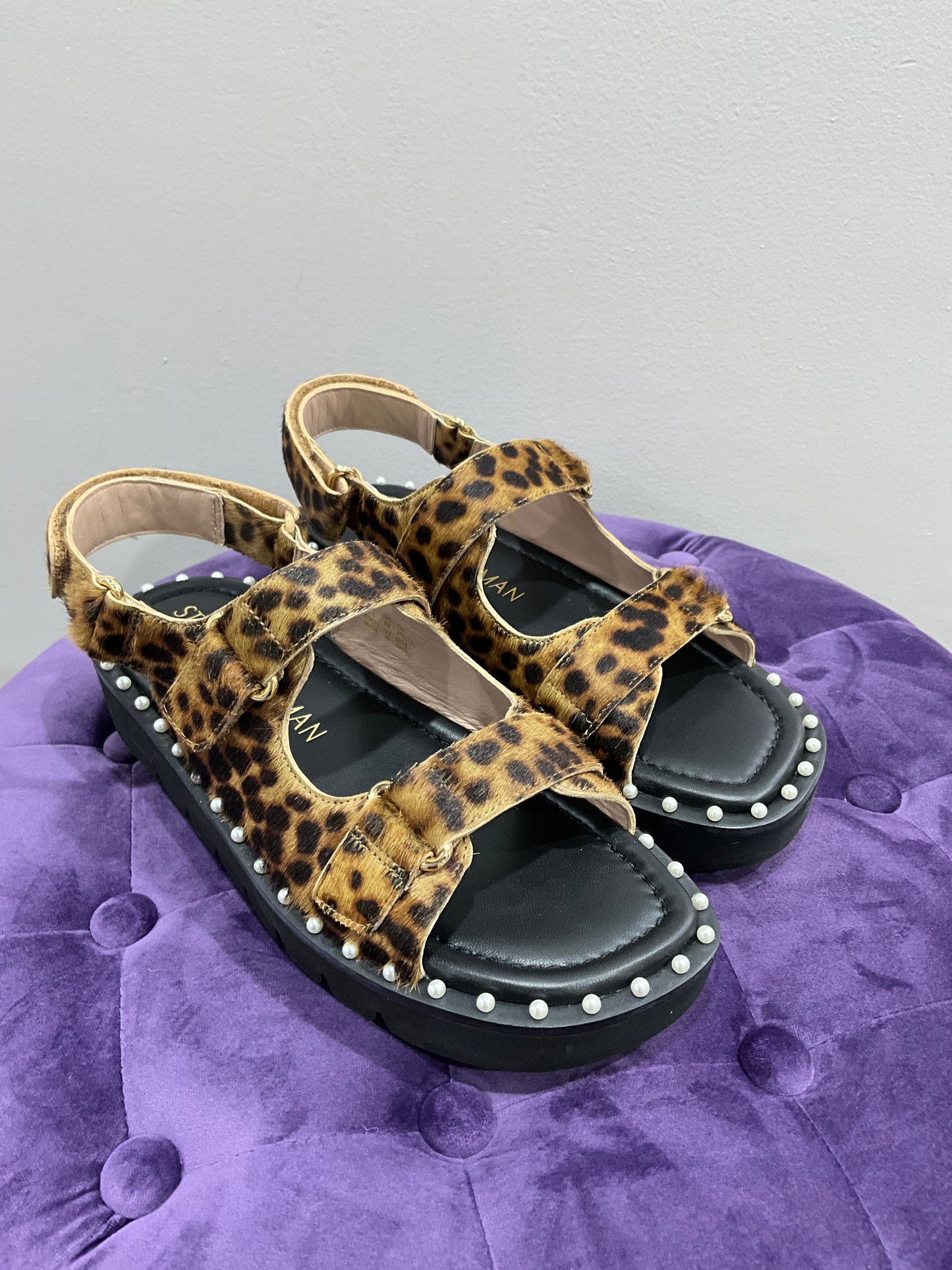 ZOE CALF HAIR SANDAL