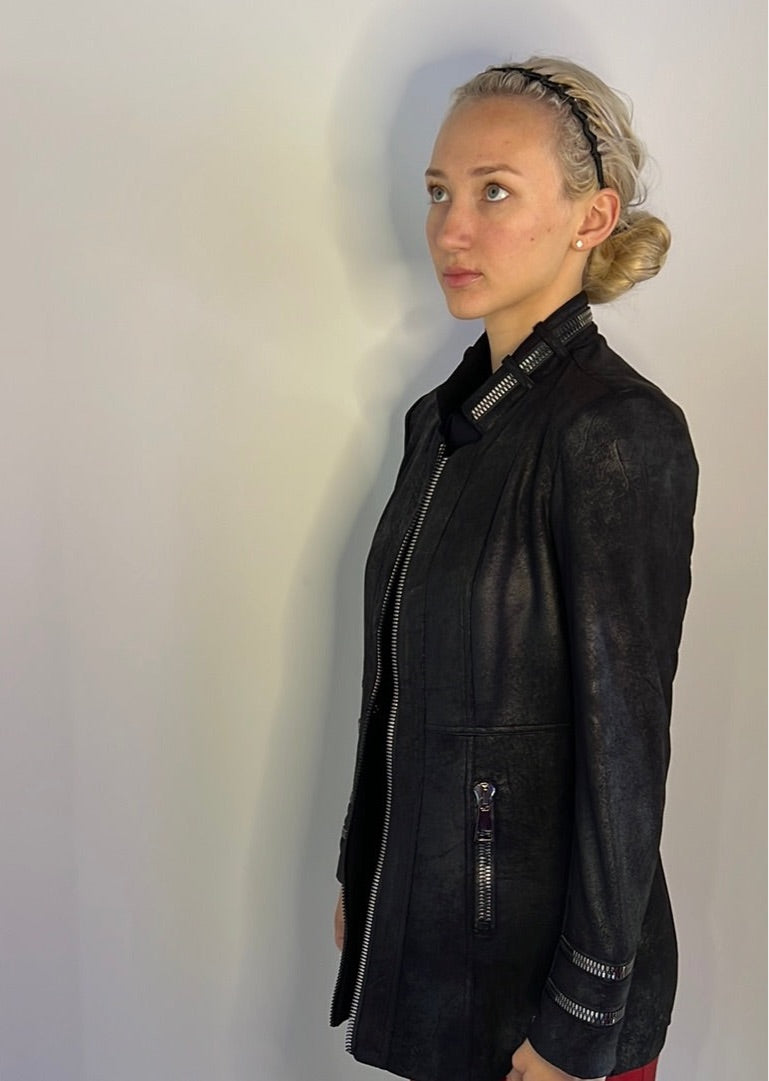 ZIPPER DETAIL JACKET