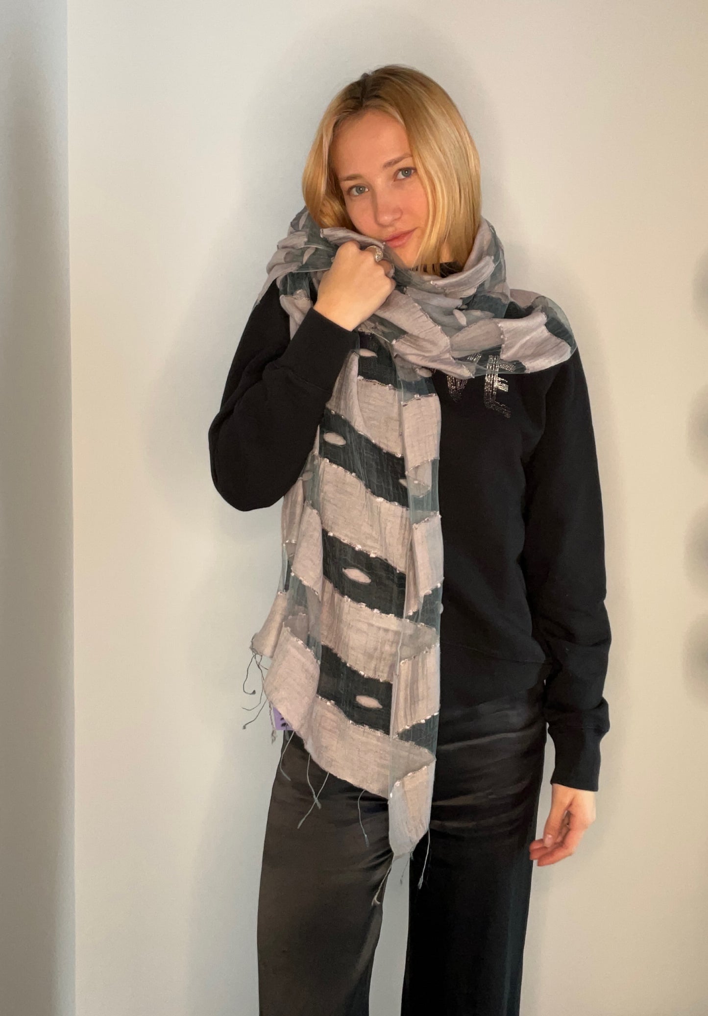 SILK WORM SCARF