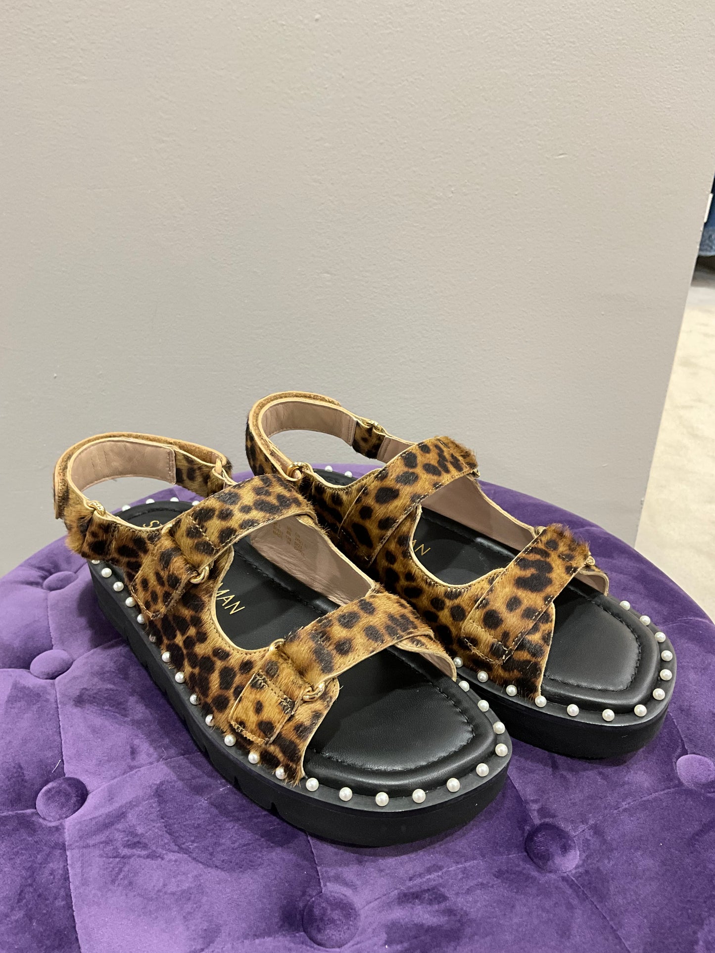 ZOE CALF HAIR SANDAL