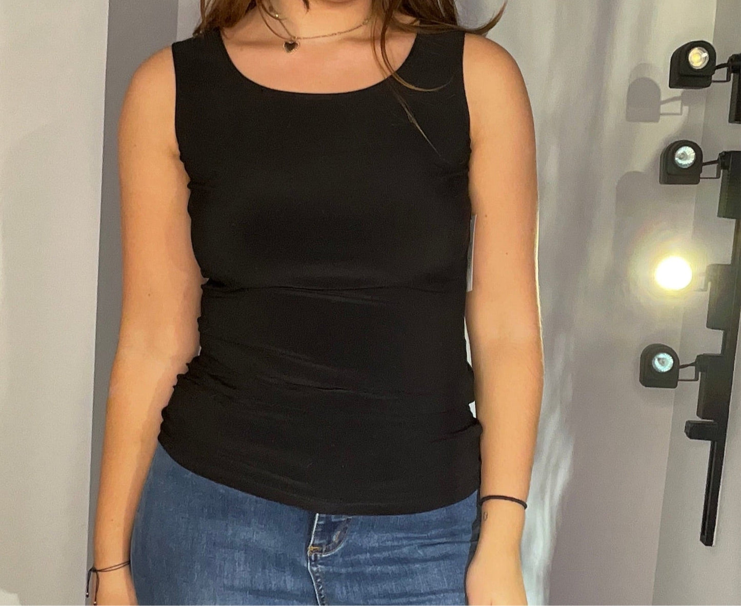 KNIT LAYERING TANK