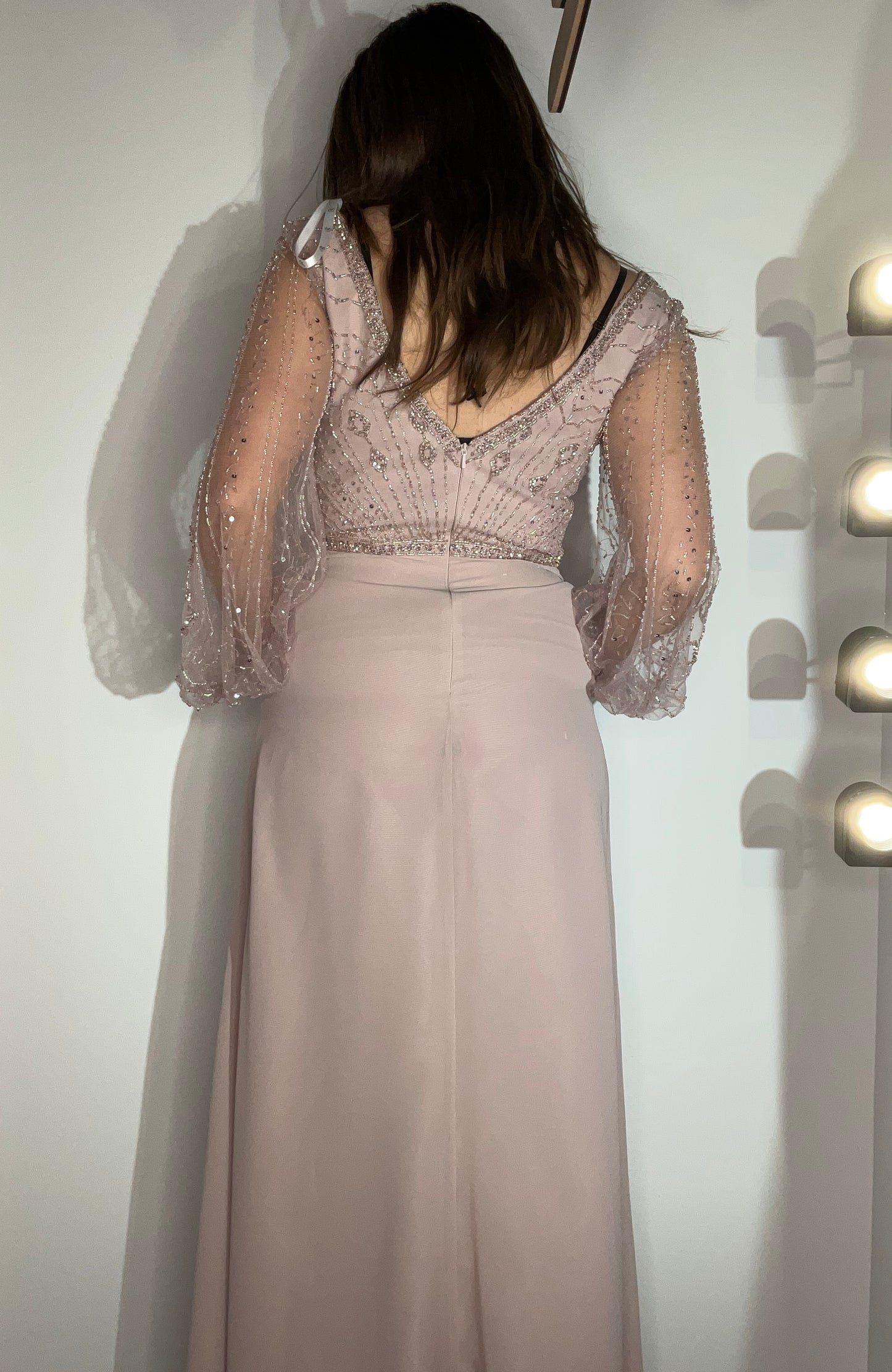 MORGANITE BEADED GOWN