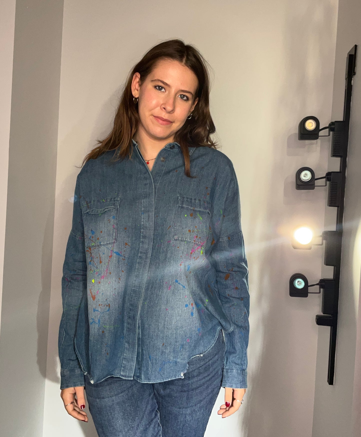 SPLATTER JEAN SHIRT