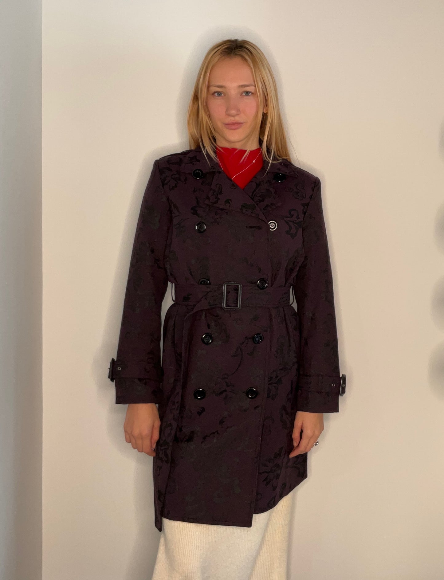 BROCADE TRENCHCOAT
