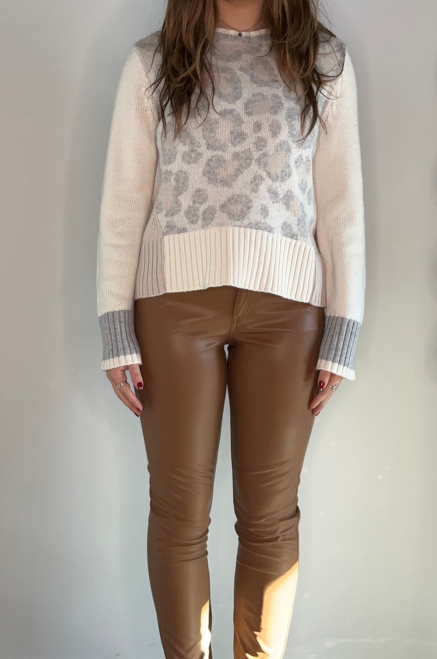 ROCK AND ROLL FAUX LEATHER PANT