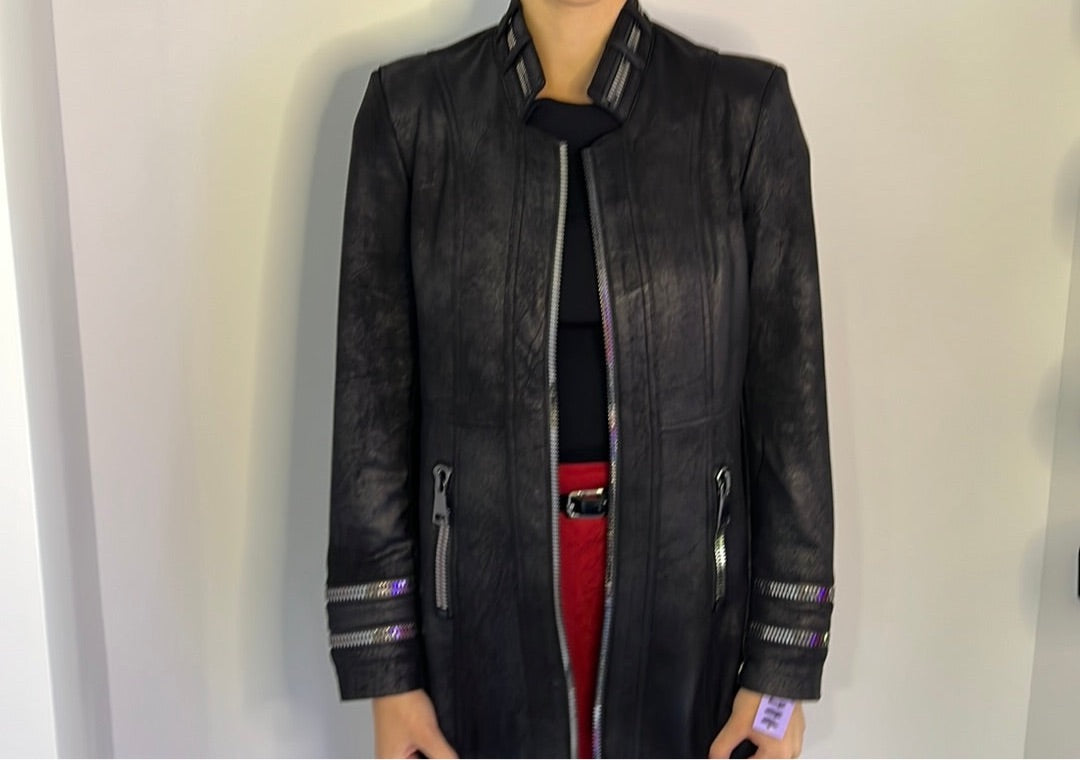 ZIPPER DETAIL JACKET