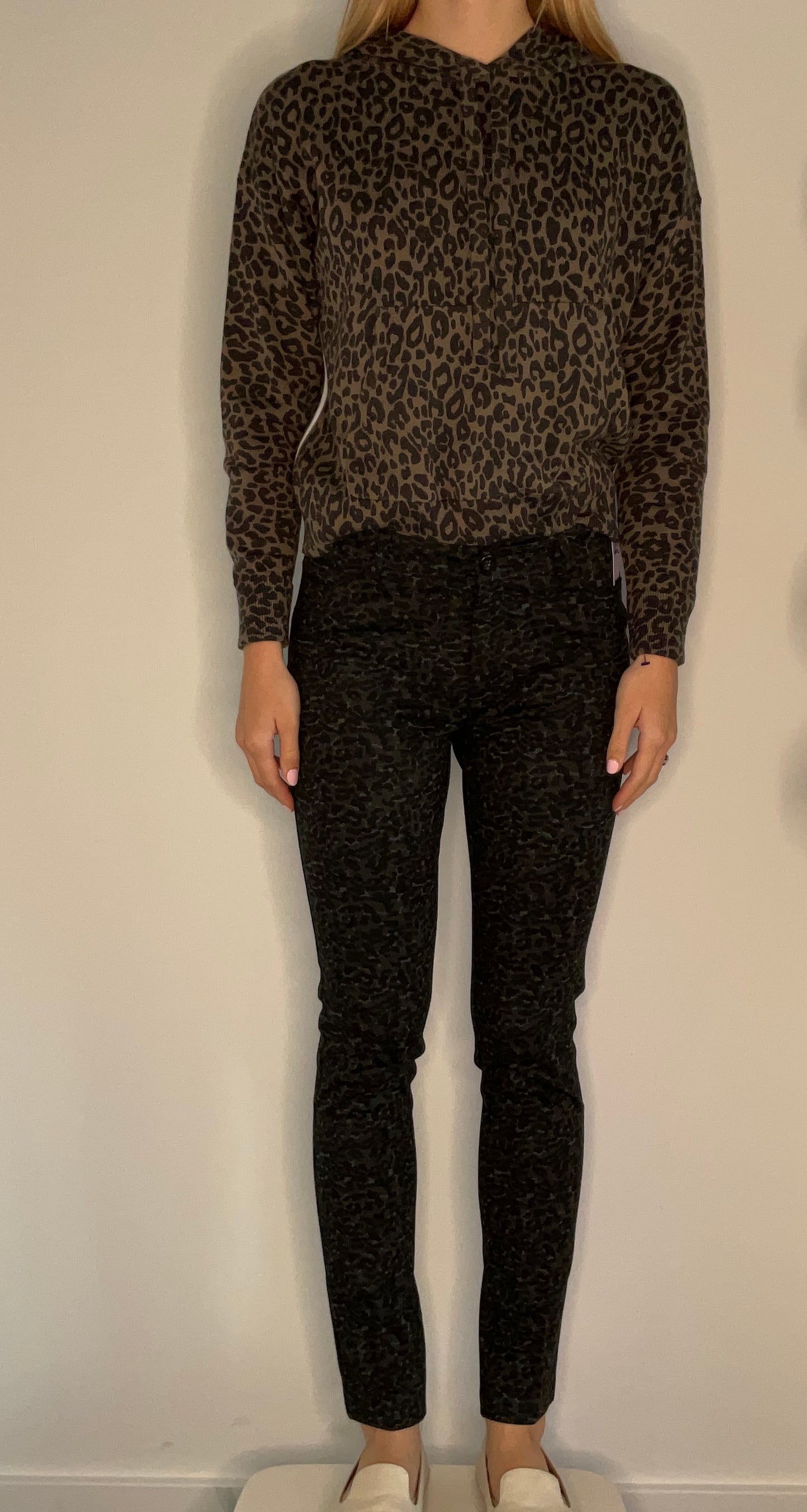ANIMAL PRINT PONTE PANT