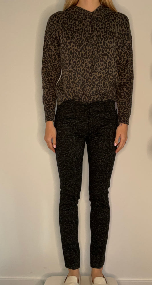 ANIMAL PRINT PONTE PANT