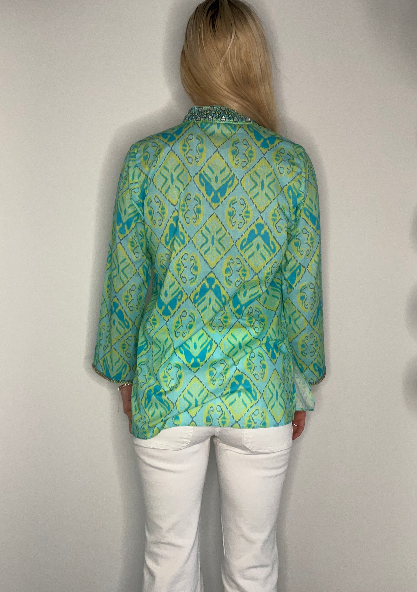 IKATE BEADED TUNIC
