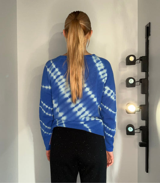 TIE DYE CASHMERE SWEATER