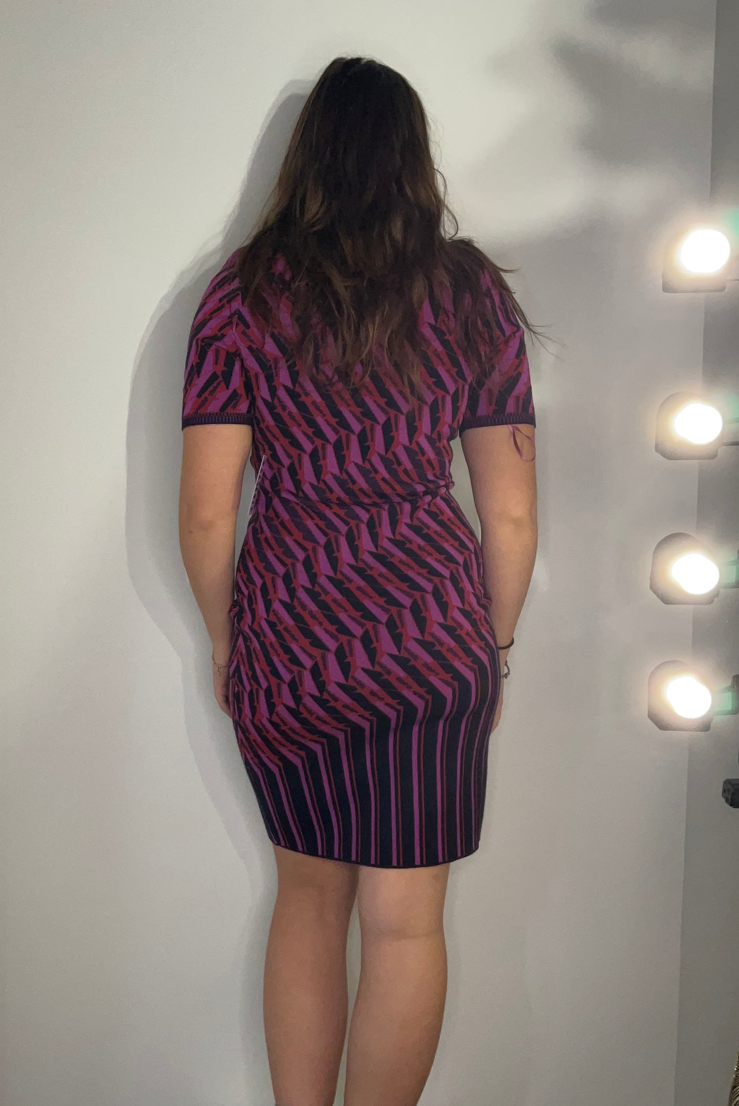 ZIGZAG RED RORY DRESS