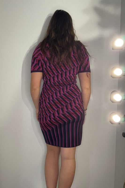 ZIGZAG RED RORY DRESS