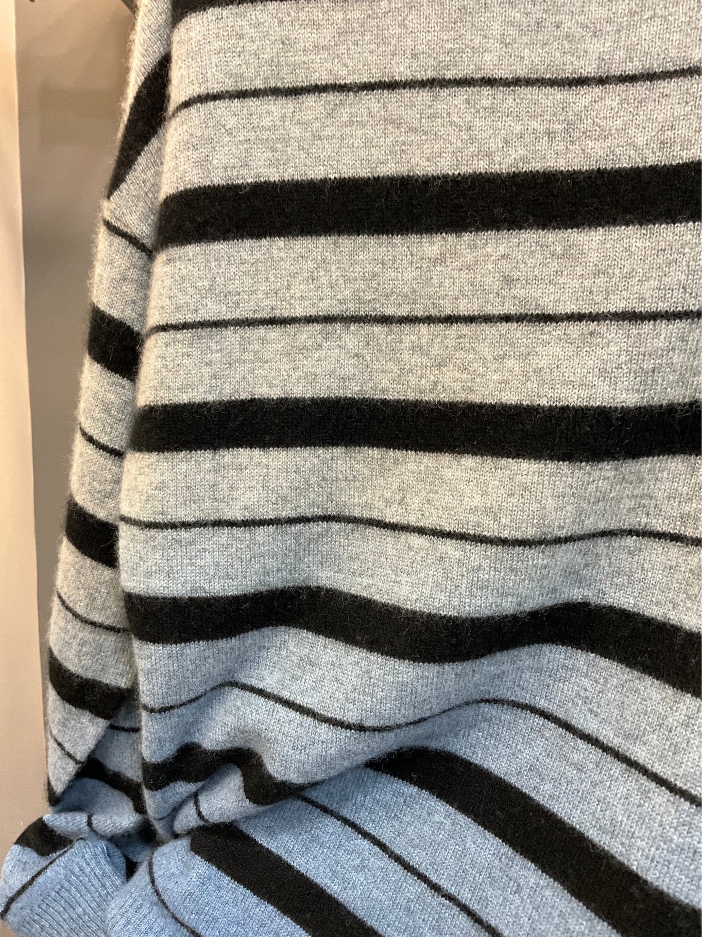 CASHMERE OMBRE STRIPED SWEATER